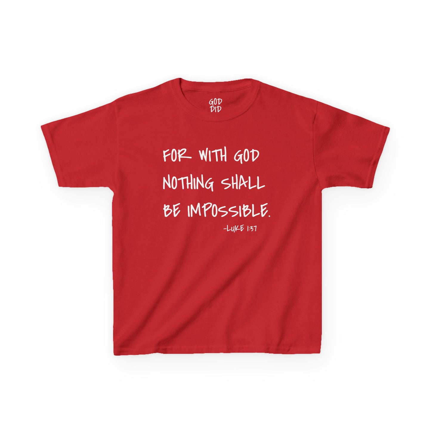 GOD DID - Kids Heavy T-Shirt