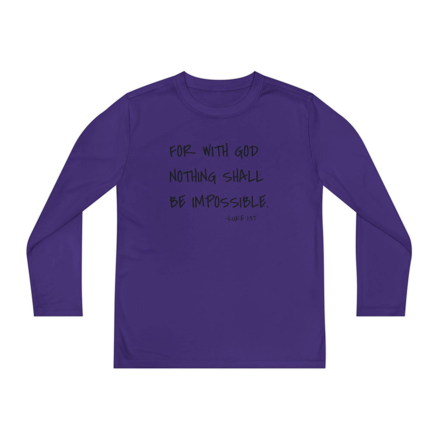 GOD DID - Youth Long Sleeve T-Shirt