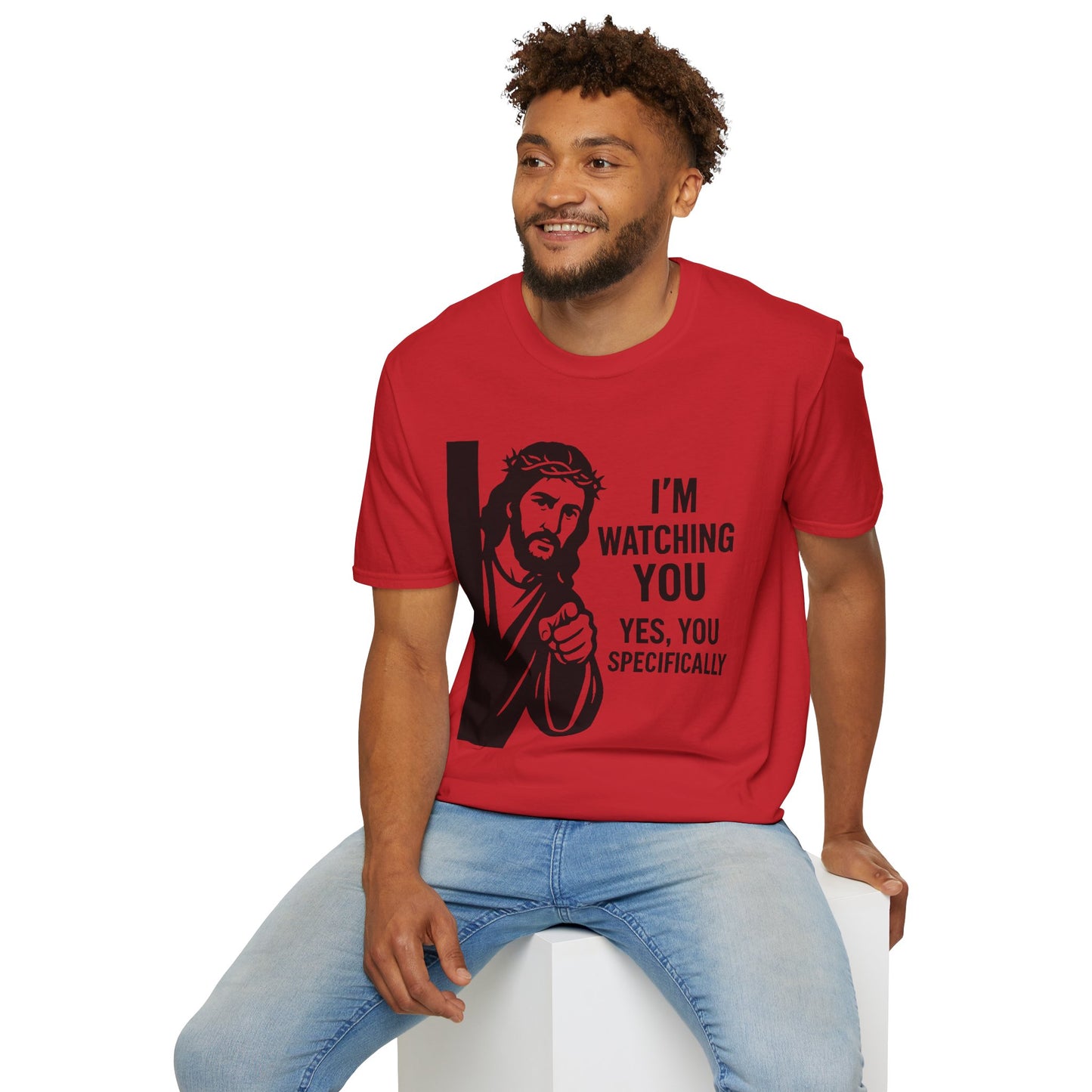 Jesus "I'm Watching You" T-Shirt, Funny Gift for Friends