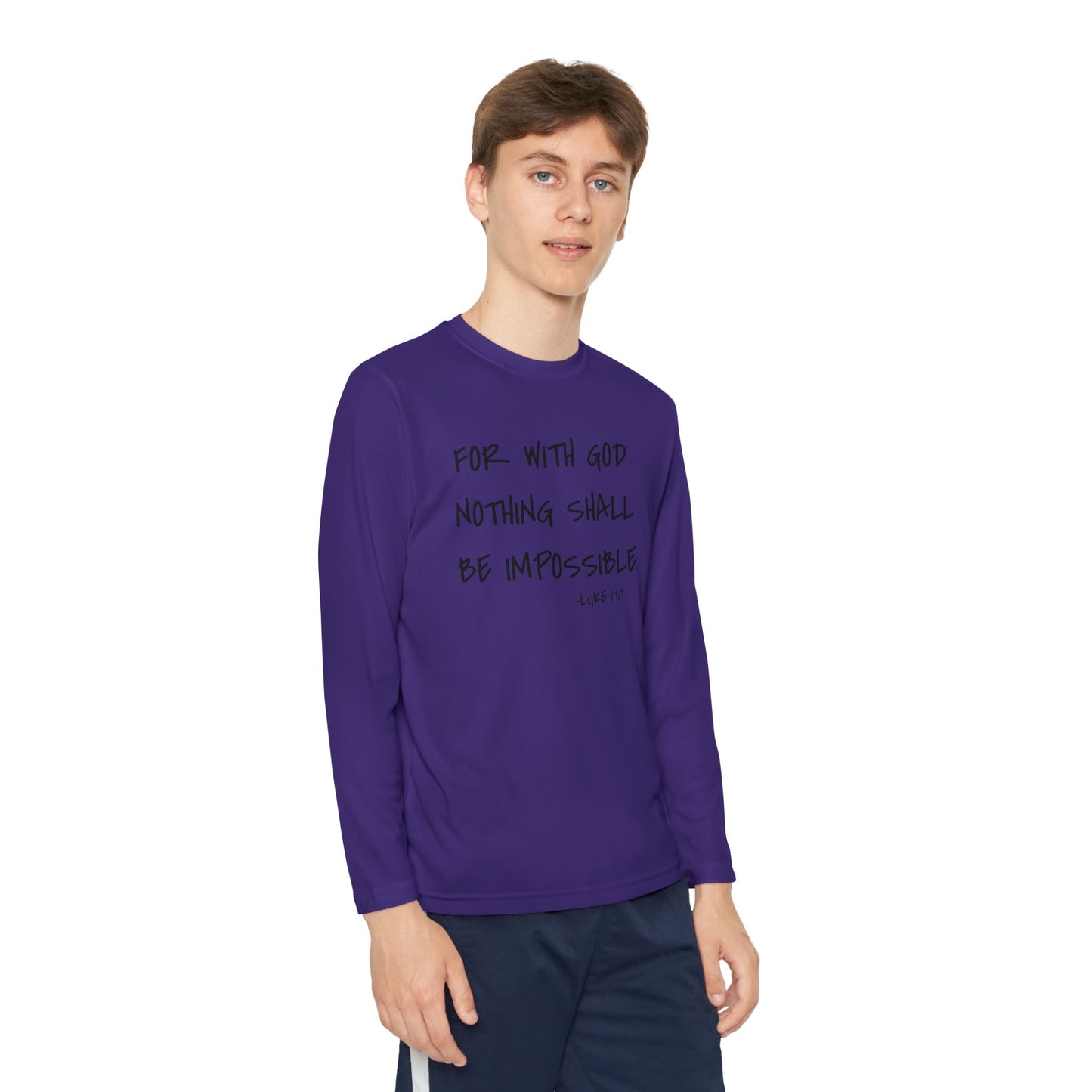 GOD DID - Youth Long Sleeve T-Shirt