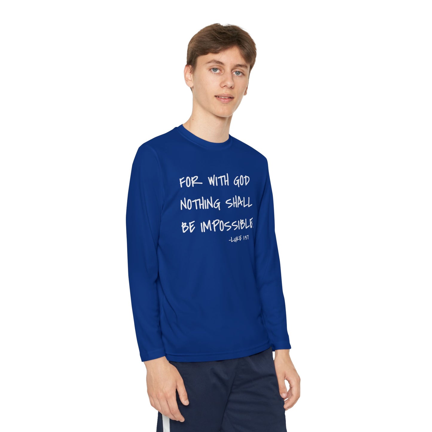 GOD DID - Youth Long Sleeve T-Shirt