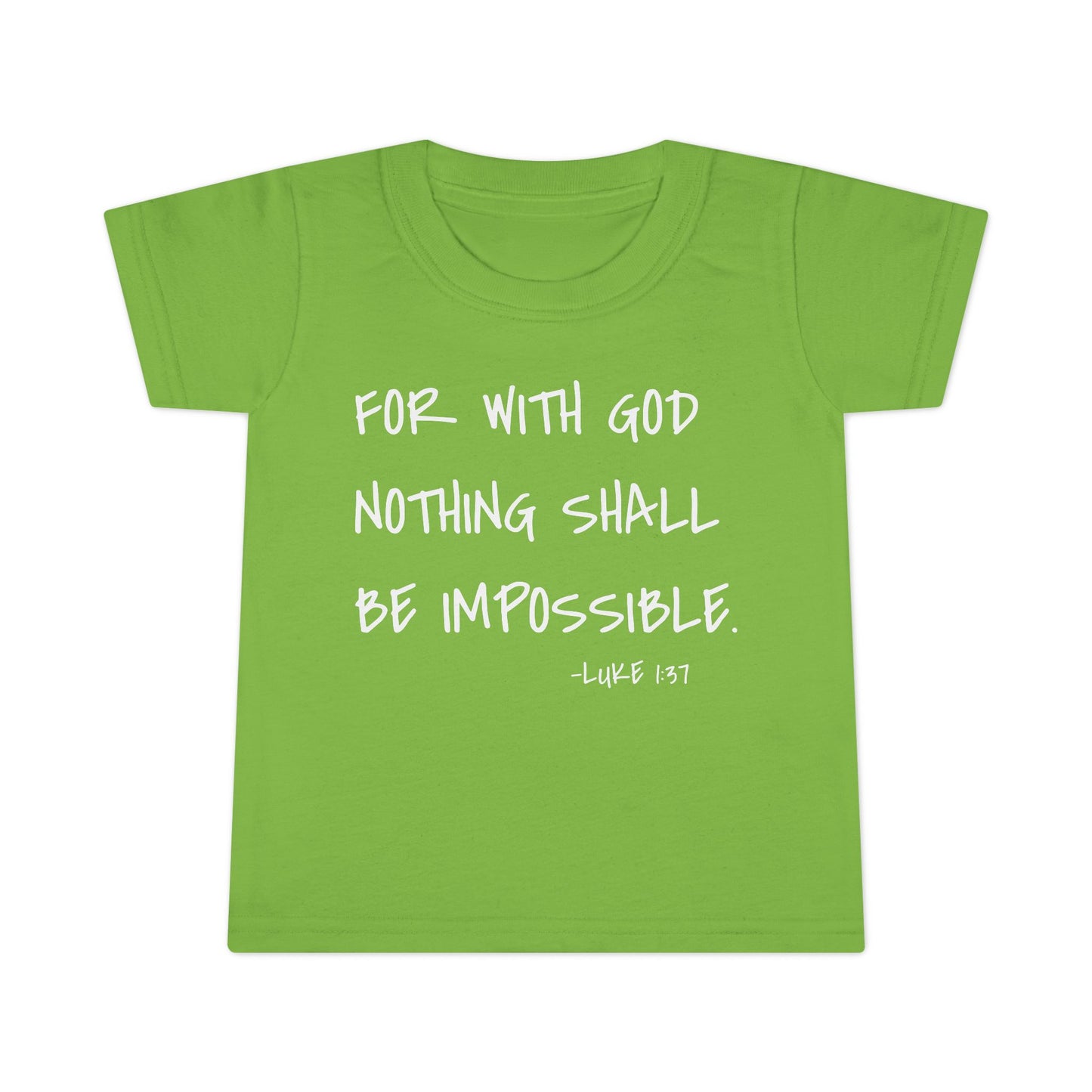 GOD DID - Faith Inspired Toddler T-shirt