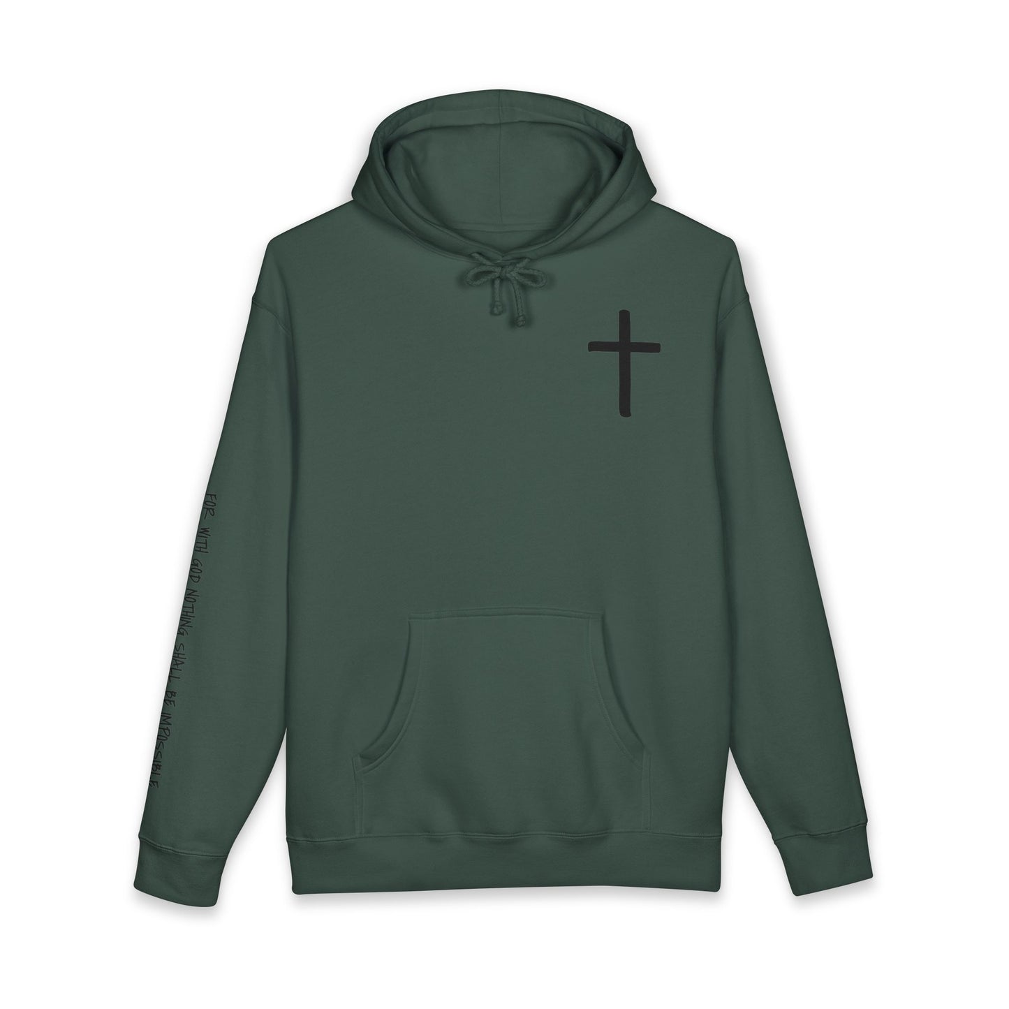 GOD DID - Faith Based Statement Hoodie