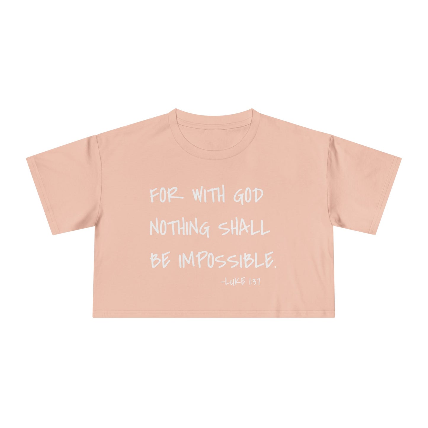 GOD DID - Women's Crop Tee
