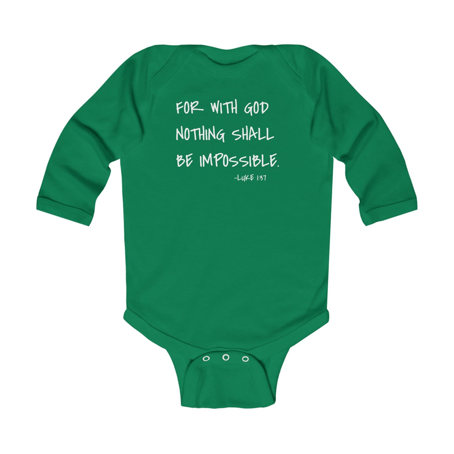 GOD DID - Infant Long Sleeve Onesie