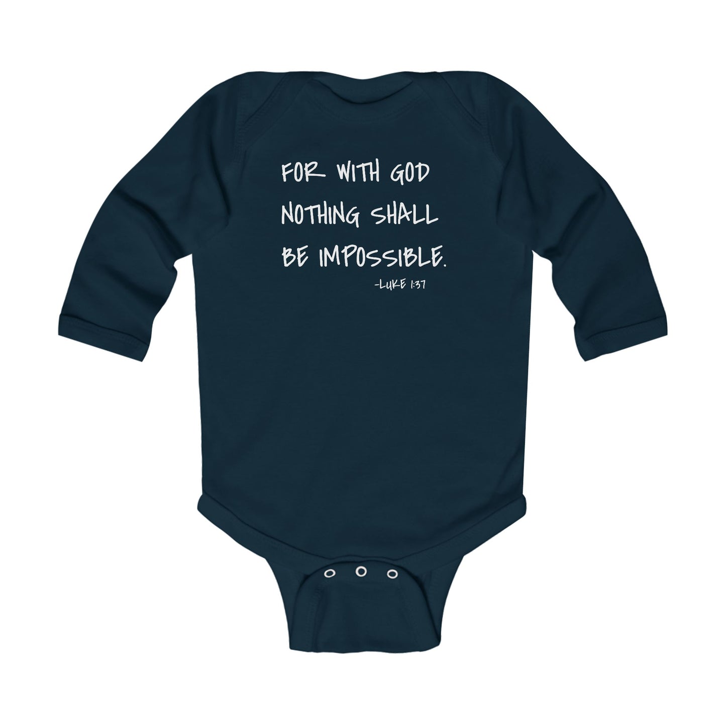 GOD DID - Infant Long Sleeve Onesie