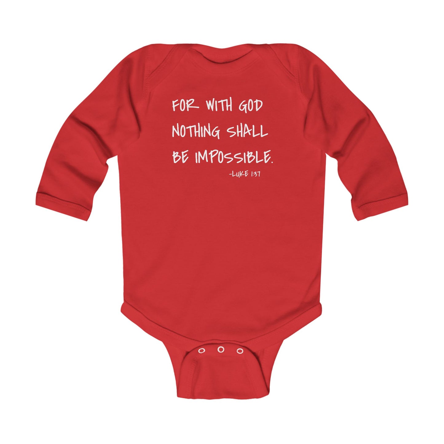 GOD DID - Infant Long Sleeve Onesie