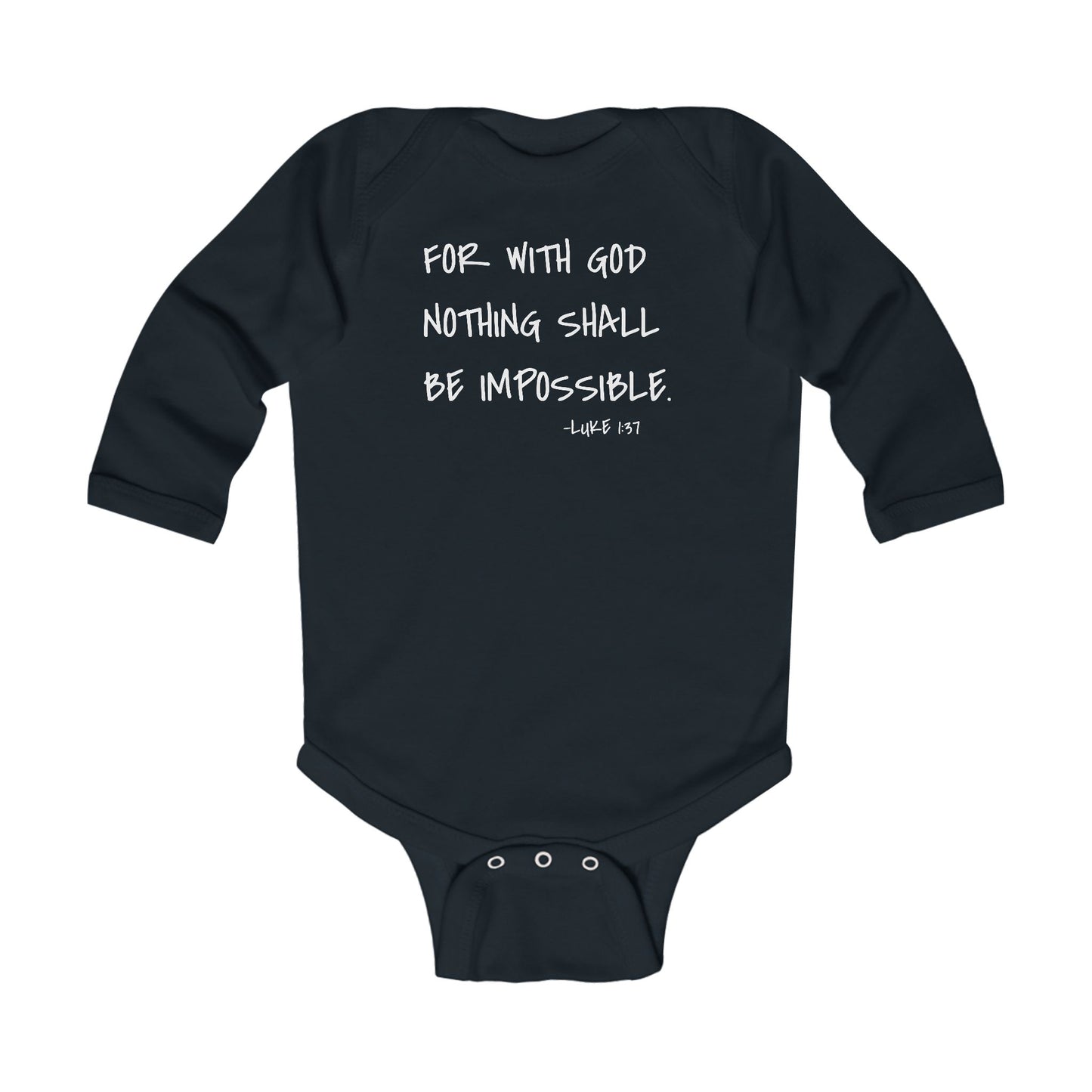 GOD DID - Infant Long Sleeve Onesie