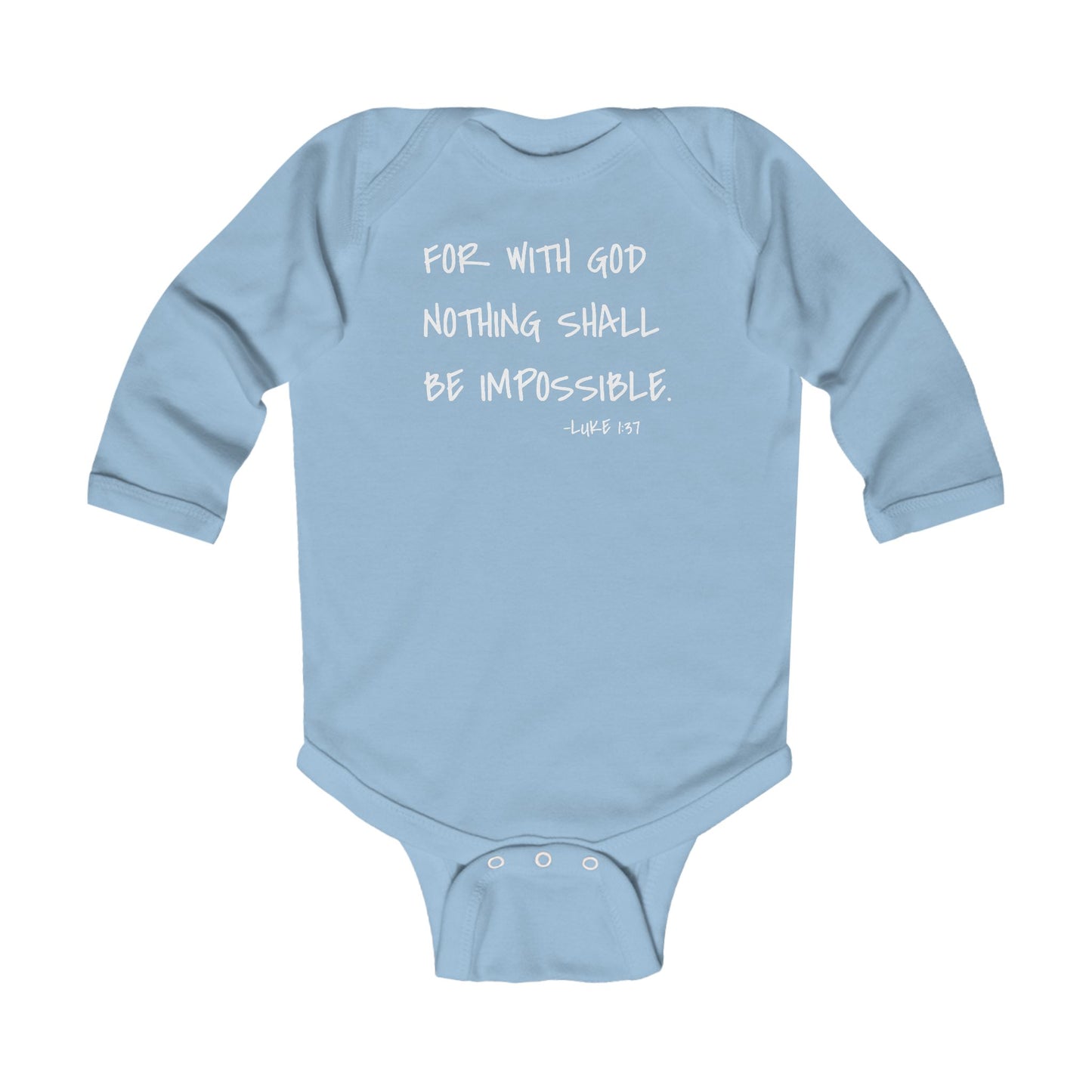 GOD DID - Infant Long Sleeve Onesie