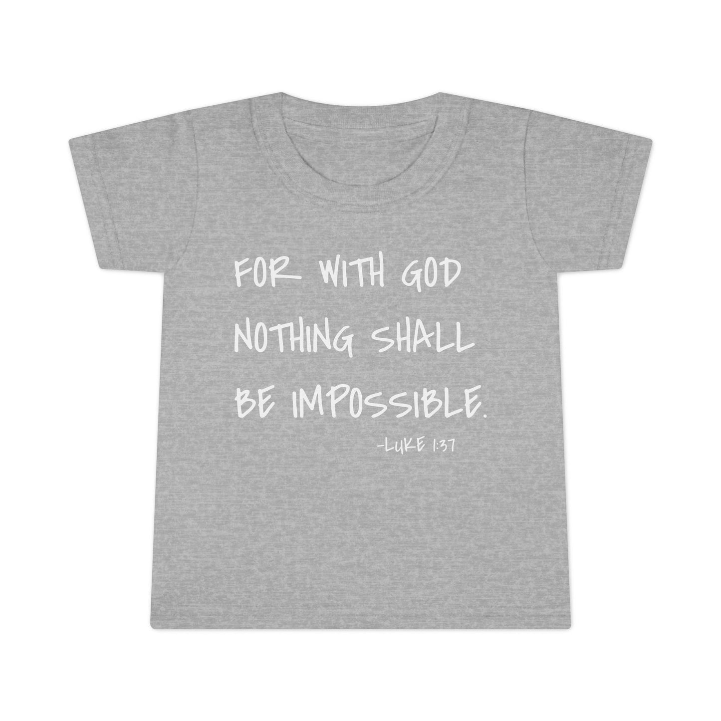 GOD DID - Faith Inspired Toddler T-shirt