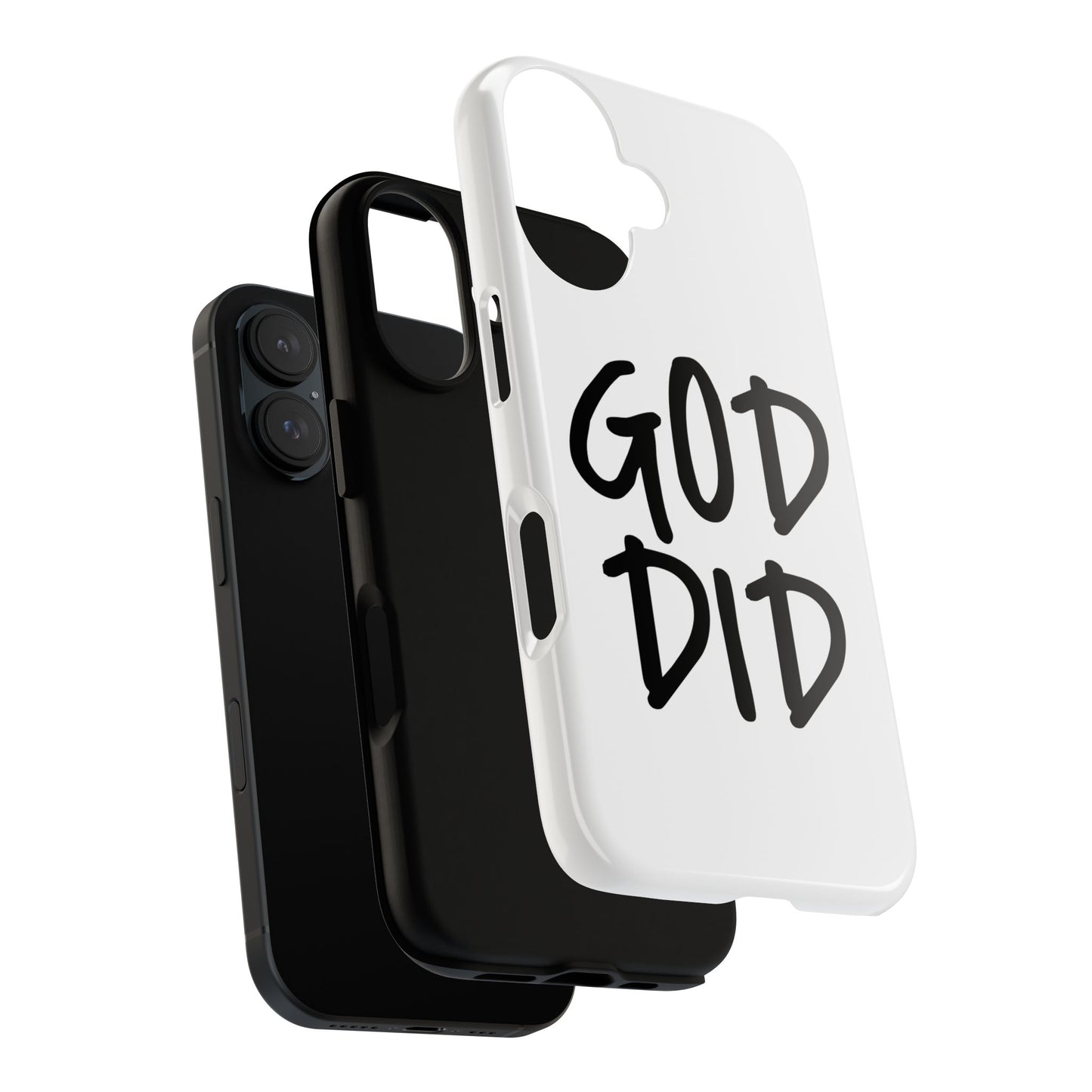 GOD DID - Apple iPhone Case(iPhone 13, 14, 15, 16, 17 Pro/Pro Max)