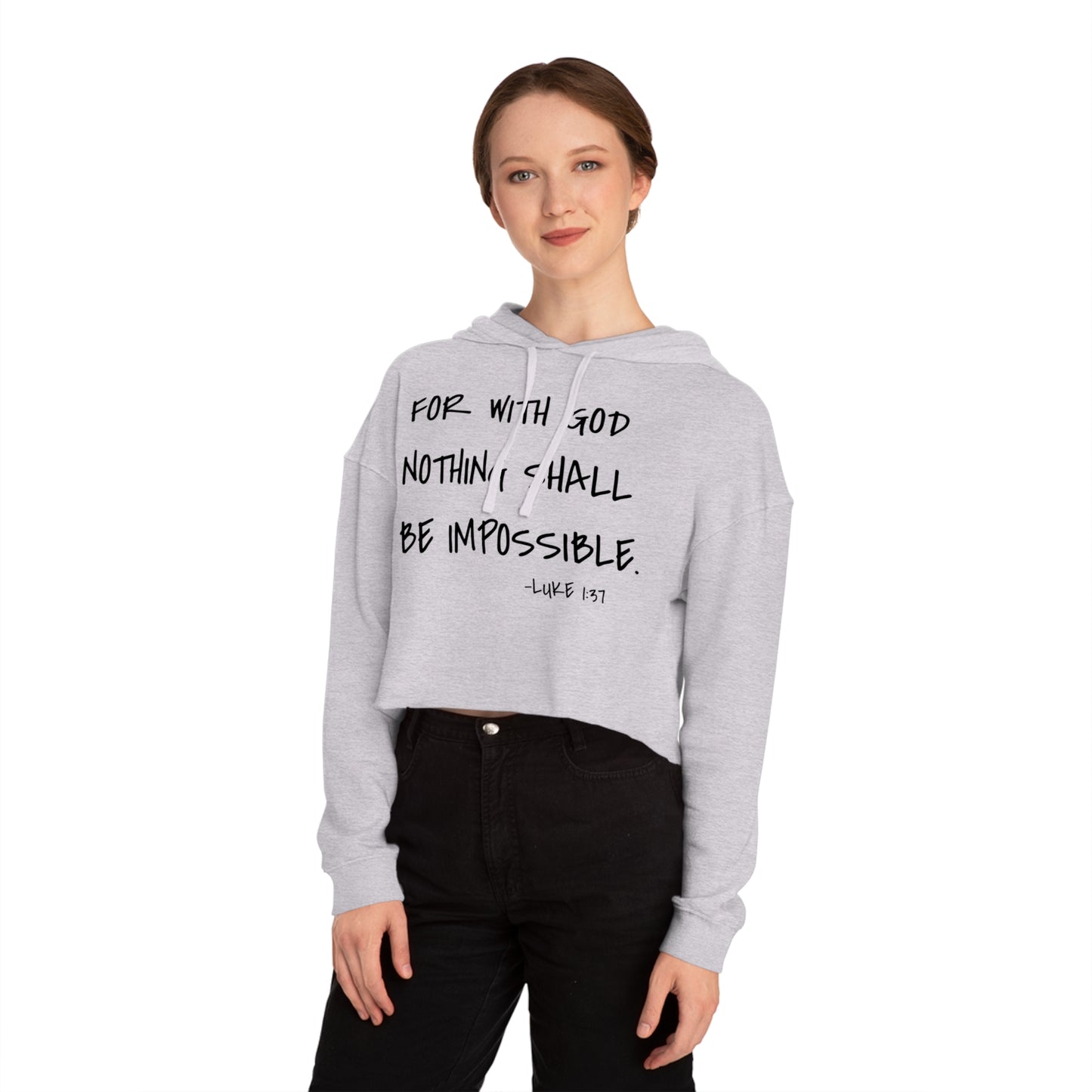 GOD DID - Women’s Cropped Hoodie