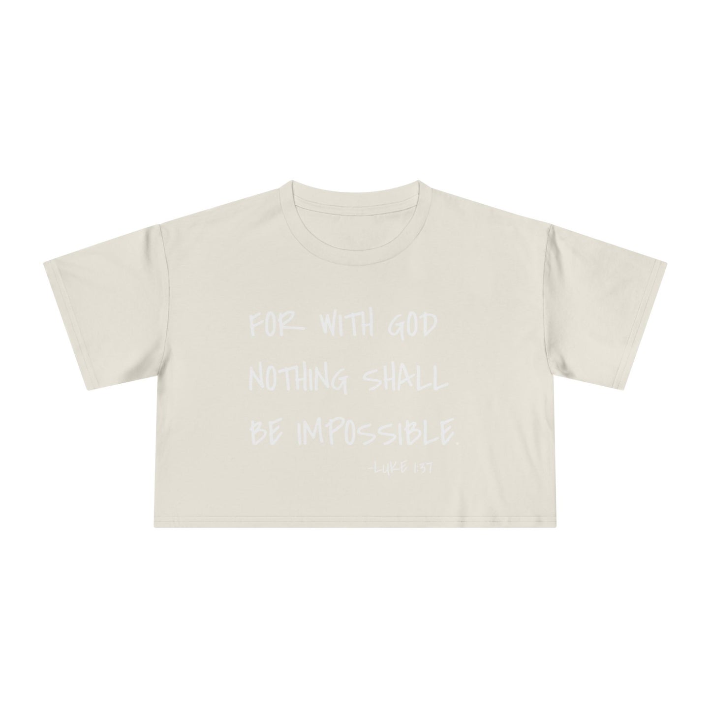 GOD DID - Women's Crop Tee