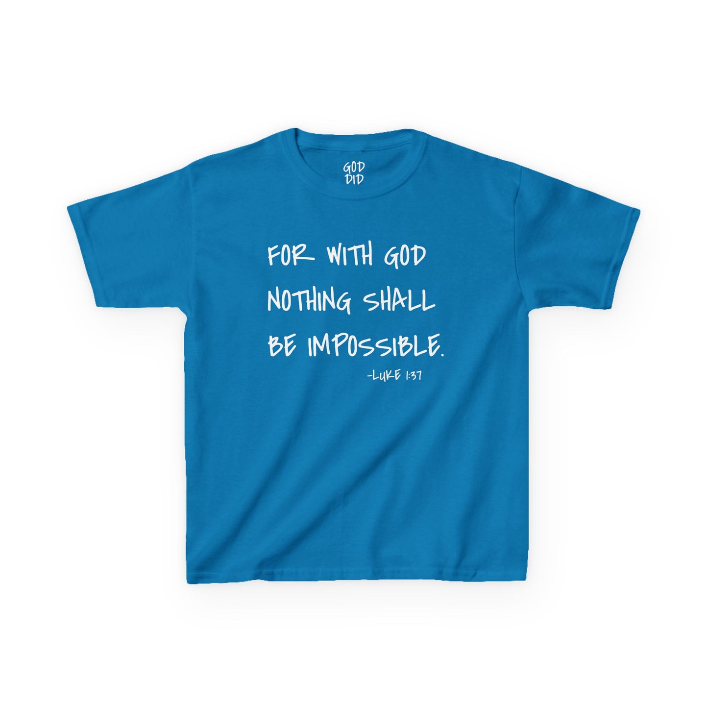 GOD DID - Kids Heavy T-Shirt