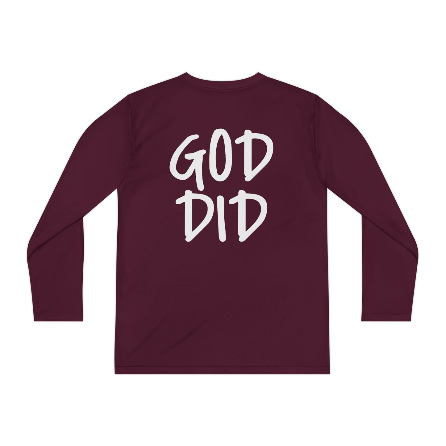 GOD DID - Youth Long Sleeve T-Shirt