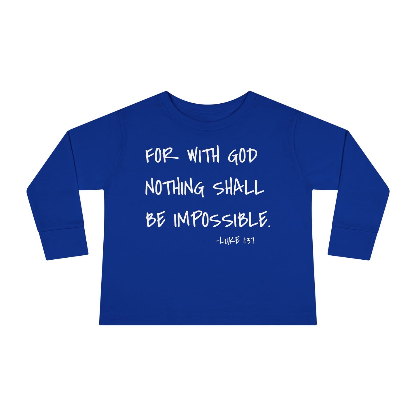 GOD DID - Toddler Long Sleeve T-Shirt