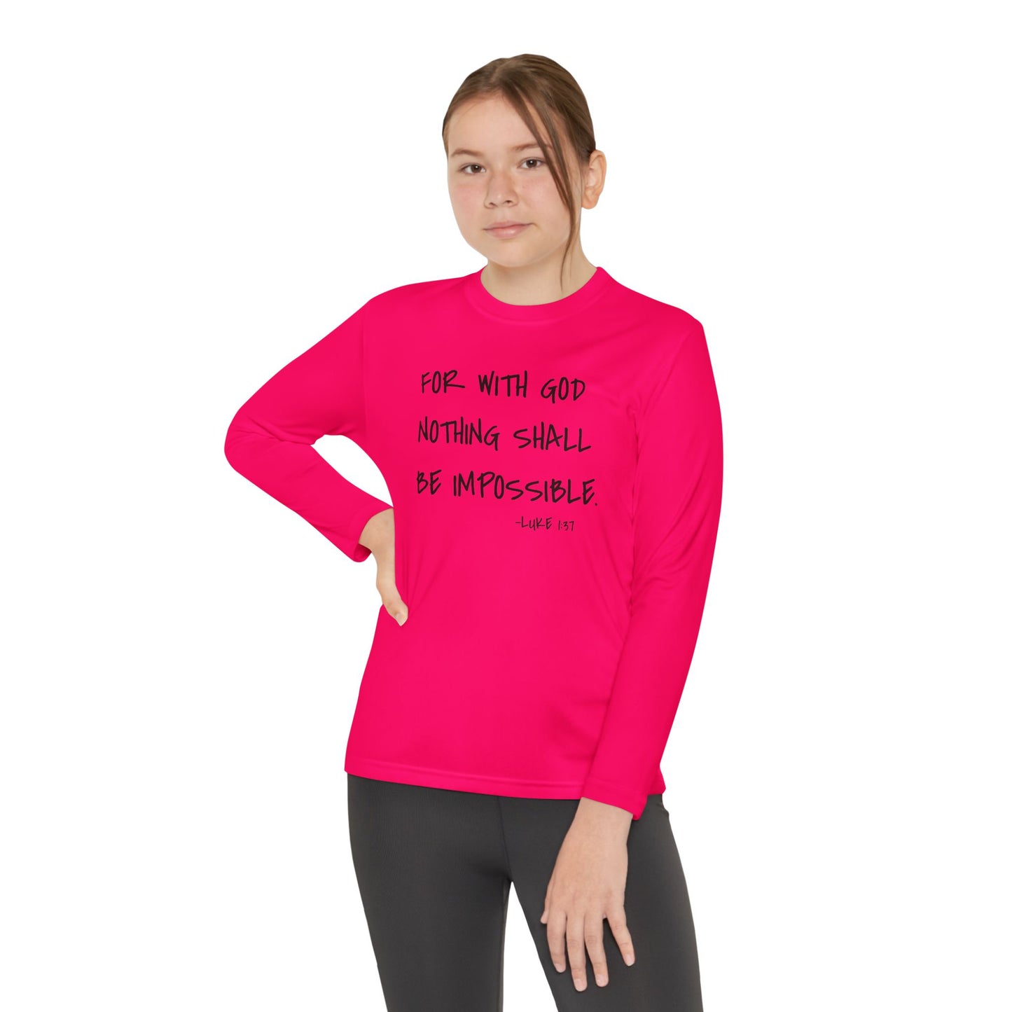 GOD DID - Youth Long Sleeve T-Shirt