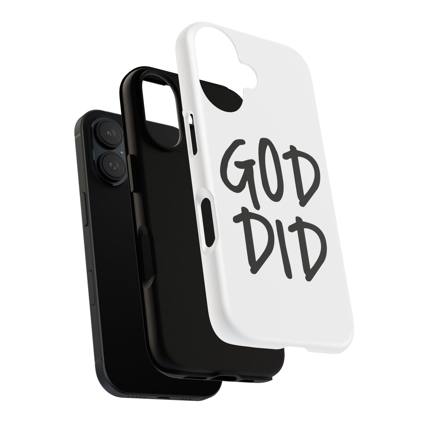 GOD DID - Apple iPhone Case(iPhone 13, 14, 15, 16, 17 Pro/Pro Max)