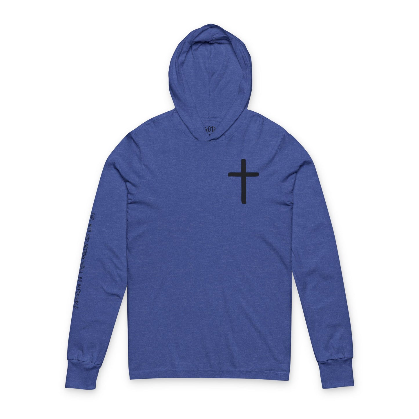 GOD DID - Unisex Hooded Long Sleeve T-Shirt