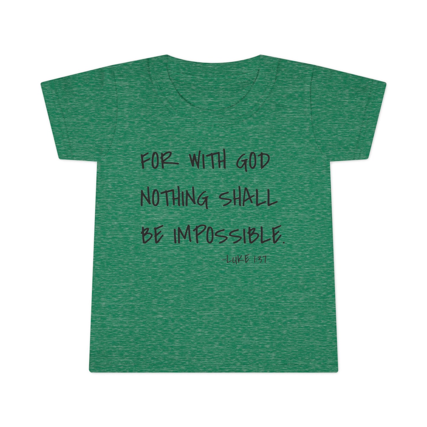 GOD DID - Faith Inspired Toddler T-shirt
