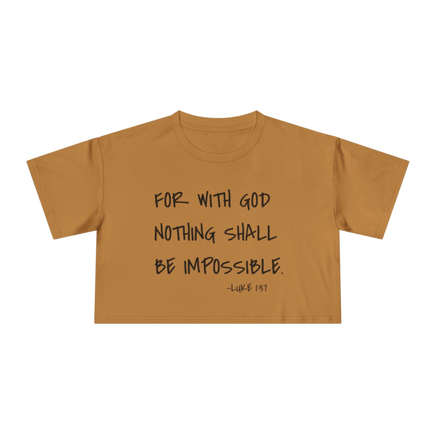 GOD DID - Women's Crop Tee