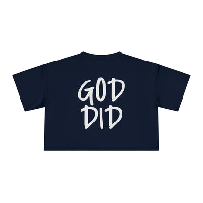 GOD DID - Women's Crop Tee