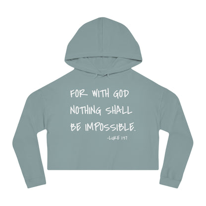 GOD DID - Women’s Cropped Hoodie