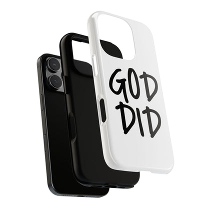 GOD DID - Apple iPhone Case(iPhone 13, 14, 15, 16, 17 Pro/Pro Max)