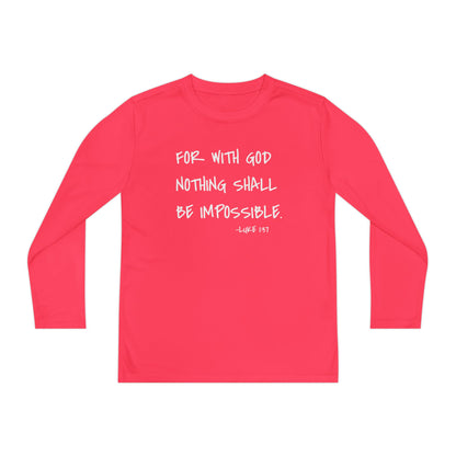 GOD DID - Youth Long Sleeve T-Shirt