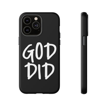 GOD DID - Apple iPhone Case(iPhone 13, 14, 15, 16, 17 Pro/Pro Max)
