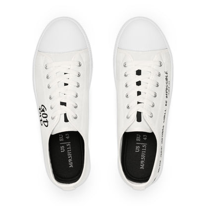 GOD DID - Men's Low Top Sneakers