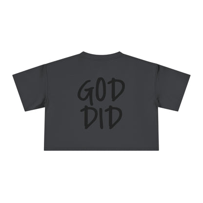 GOD DID - Women's Crop Tee