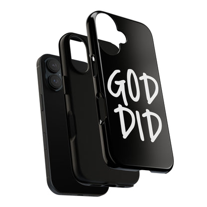 GOD DID - Apple iPhone Case(iPhone 13, 14, 15, 16, 17 Pro/Pro Max)