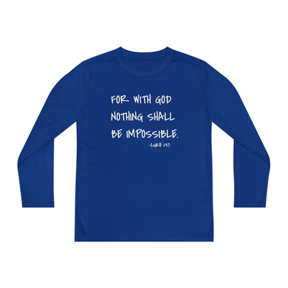 GOD DID - Youth Long Sleeve T-Shirt