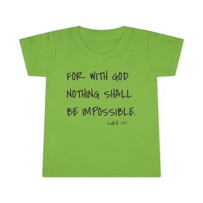 GOD DID - Faith Inspired Toddler T-shirt
