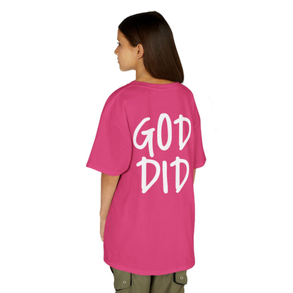 GOD DID - Kids Heavy T-Shirt