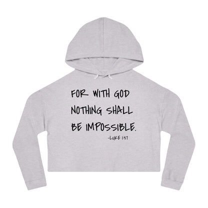 GOD DID - Women’s Cropped Hoodie