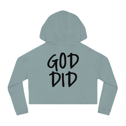 GOD DID - Women’s Cropped Hoodie