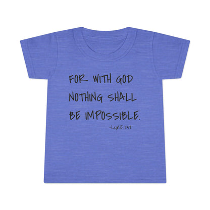 GOD DID - Faith Inspired Toddler T-shirt