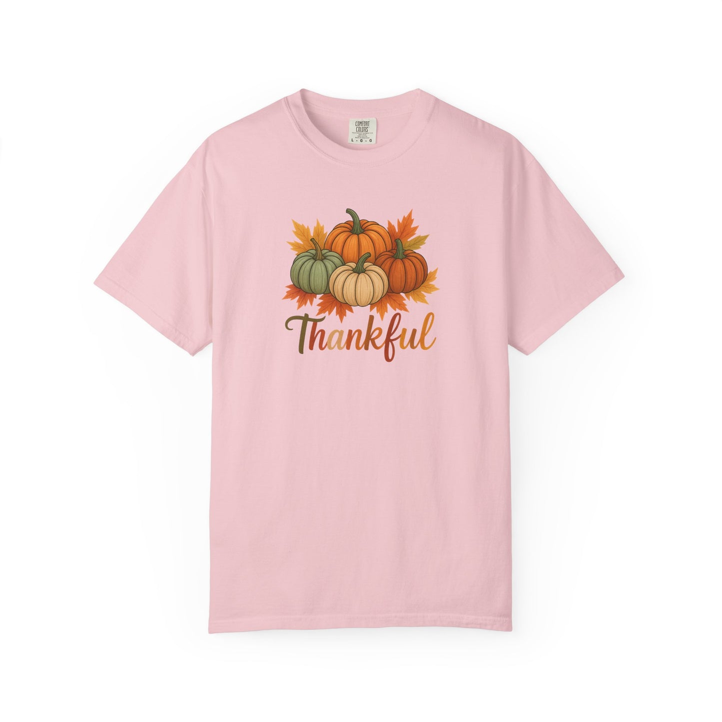 Thankful Pumpkin Patch T-shirt, Fall Leaves, Thanksgiving Tee, Autumn Vibes