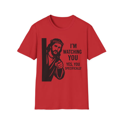 Jesus "I'm Watching You" T-Shirt, Funny Gift for Friends