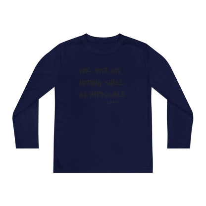 GOD DID - Youth Long Sleeve T-Shirt