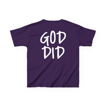 GOD DID - Kids Heavy T-Shirt