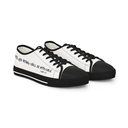 GOD DID - Men's Low Top Sneakers