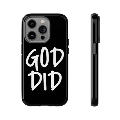 GOD DID - Apple iPhone Case(iPhone 13, 14, 15, 16, 17 Pro/Pro Max)