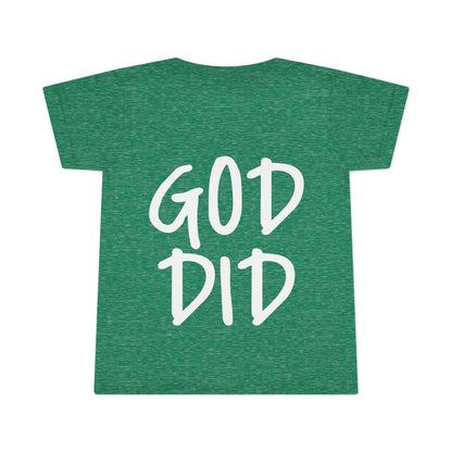GOD DID - Faith Inspired Toddler T-shirt
