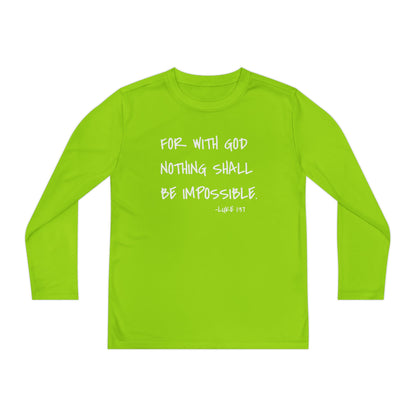 GOD DID - Youth Long Sleeve T-Shirt