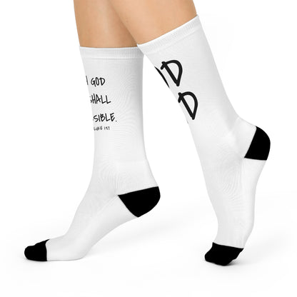 GOD DID - Cushioned Crew Socks
