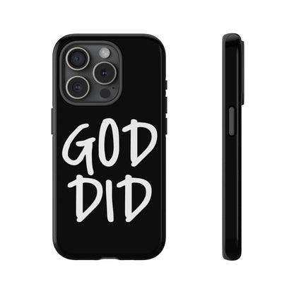 GOD DID - Apple iPhone Case(iPhone 13, 14, 15, 16, 17 Pro/Pro Max)