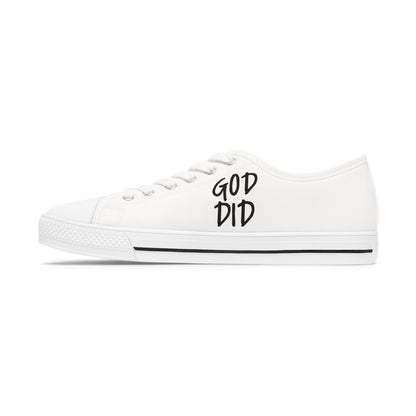 GOD DID - Women's Low Top Sneakers